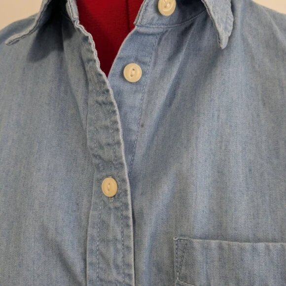 Bundle of 3 Chambray Shirts - J Crew/Banana Republic/Side Stitch SMALL - Picture 3 of 11